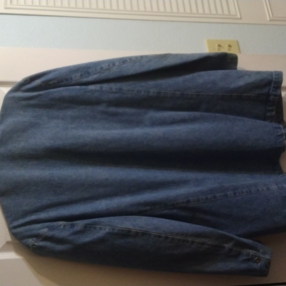 Vintage 90's Internation Male Denim Jacket made in Hong Kong size L - Picture 6 of 10